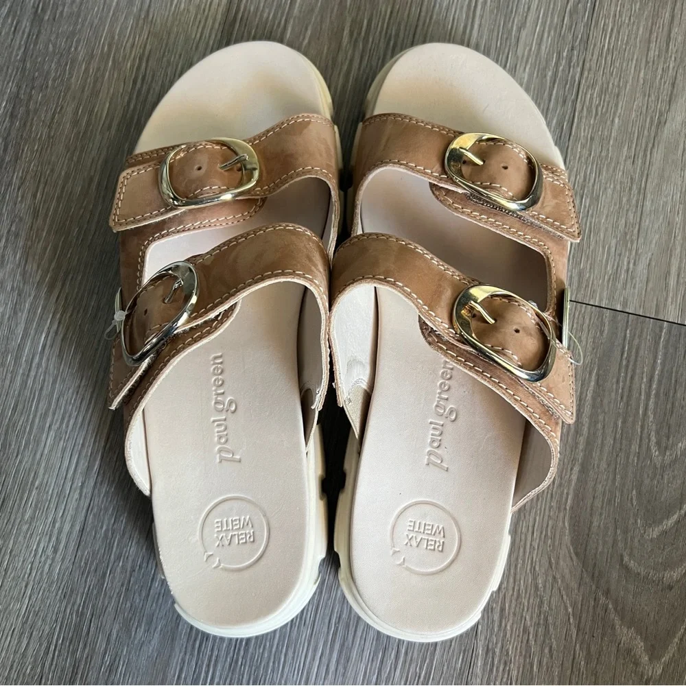 Paul Green Marina Slide Sandal Size 7.5/10 - Picture 2 of 9